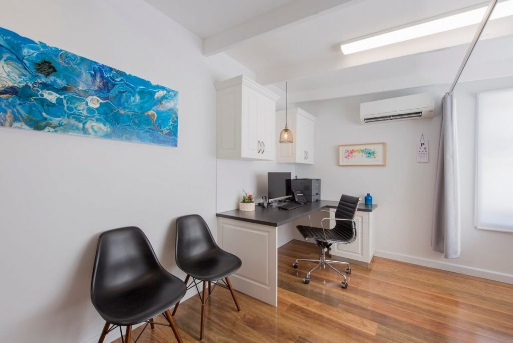 Modern medical clinic interior